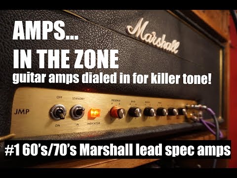 AMPS IN THE ZONE #1 late 60's/early 70's Marshall lead spec amps