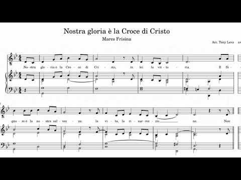 ACCOMPAGNAMENTI ORGANISTICI = 97) Nostra gloria è la Croce (Marco Frisina)
