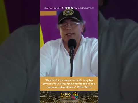 Presidente Petro anunció entrada en funcionamiento de Universidad en el Catatumbo