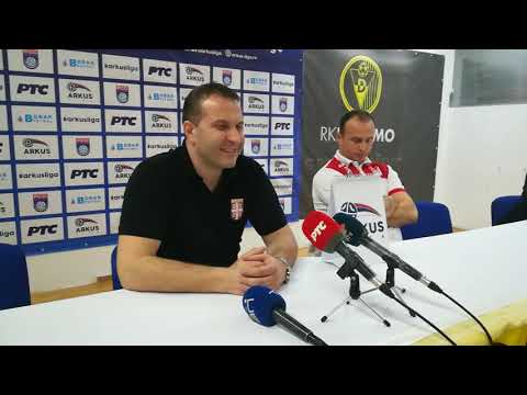 ARKUS liga 16. kolo / RK Dinamo - RK Proleter / Konferencija za medije