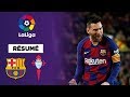Résumé : D’un triplé fou, Messi porte le FC Barcelone contre le Celta Vigo