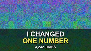 I Changed One Number 4,232 Times