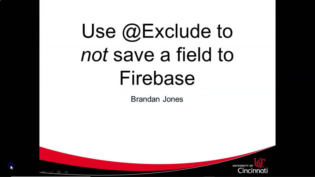 Use @Exclude to Prevent a Field from Storing to Firebase Firestore in Android with Kotlin data class