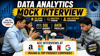 Data Analytics Mock Interview 2026 | SQL Interview Questions & Answers for Freshers.