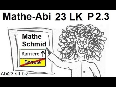 Abi 2023 LK Pflichtteil P2.3  Flächenberechnung | Mathematik beim Mathe Schmid