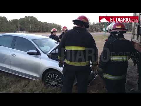 Siniestro vial en la rotonda a Speluzzi