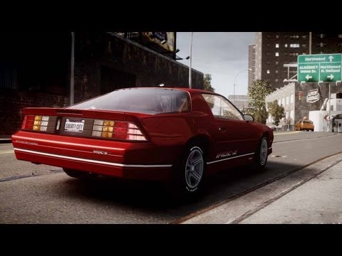 GTA IV 1990 Chevrolet Camaro IROC-Z Mod (crash test) 1080p