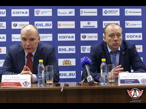 Пресс-конференция - "Автомобилист" 2:3 (Б) "Сибирь" (4.10.15) 