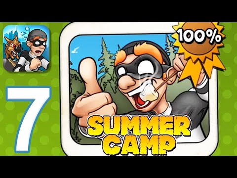Robbery Bob - Gameplay Walkthrough Part 7 - Chapter 7: Summer Camp (iOS, Android)