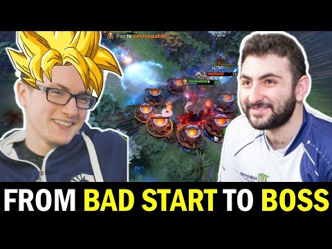 MIRACLE Invoker ft GH Genius Support - From Bad Start to Boss Dota 2