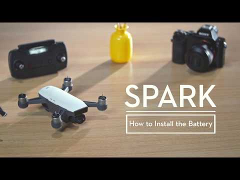 DJI Quick Tips - Spark - How to install the Spark's Intelligent Battery
