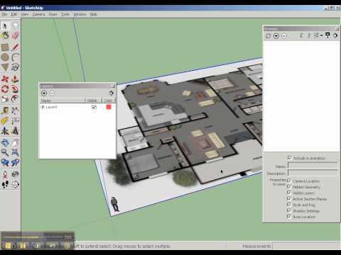 SketchUp-Floorplan,part1,setup.mp4