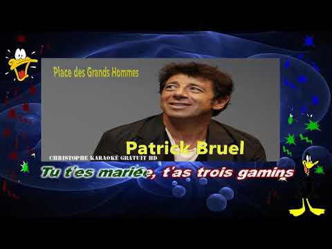 Patrick Bruel    Place des Grands Hommes