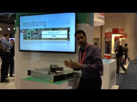 Viking Technology demonstrates the NVDIMM product at Flash Memory Summit 2014