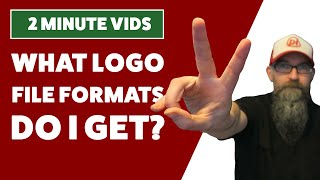What file formats will I get when my logo has been created?