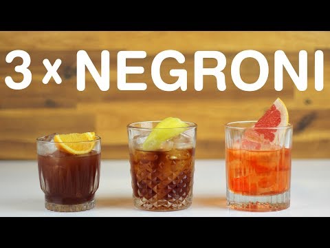 3 x Negroni Recipes Compared for Negroni Week!