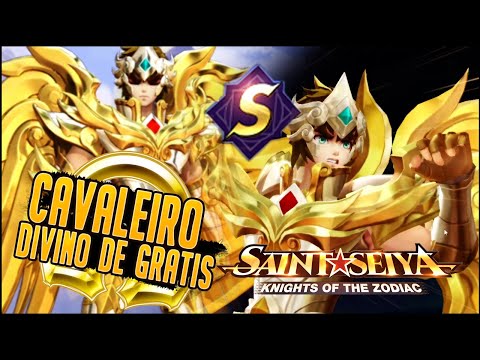 O PRIMEIRO CAVALEIRO DE GRAÇA! Valeu a pena esperar? é Forte? Saint Seiya Awakening