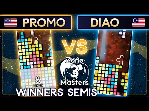 Zone Masters 3 - Promo Vs. Diao - Winners Semis Tetris Effect Connected Tournament