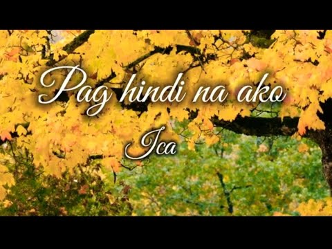 Pag hindi na ako - ica ( videoke karaoke )