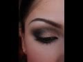 Black And Shimmery Nude Smokey Eye Part 1