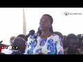 Listen to Martha Karua speech paying tribute during Sen. Onyonka mother's burial in Kisii