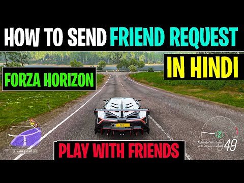 How to add Friends or Play with friends on Forza Horizon 4 in Hindi | Send Friends request in Forza