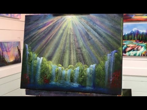 ACRYLIC PAINTING TUTORIAL ✨FAIRY POOLS✨ EASY STEP BY STEP PAINTING