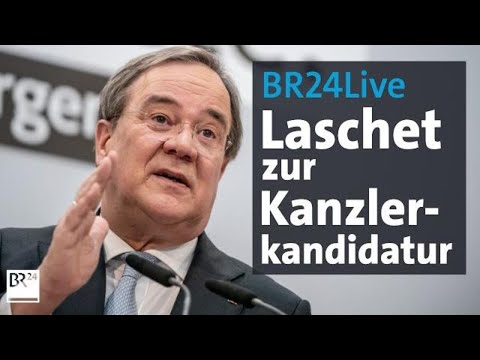 BR24Live: Kanzlerkandidat der Union: Armin Laschet geht vor die Presse | BR24