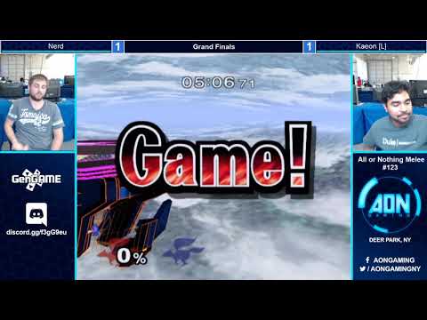 AON  Melee #123 Nerd Vs Kaeon Grand Finals