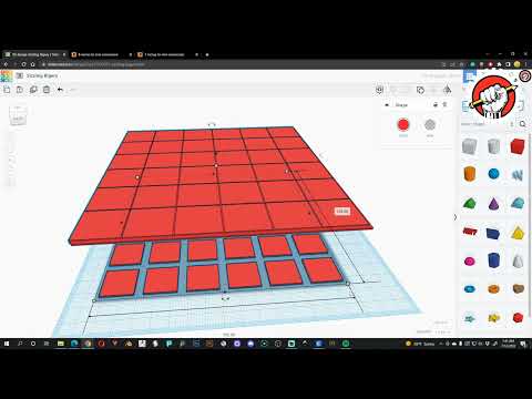 Designing and printing a simple D&D battle map in TinkerCad