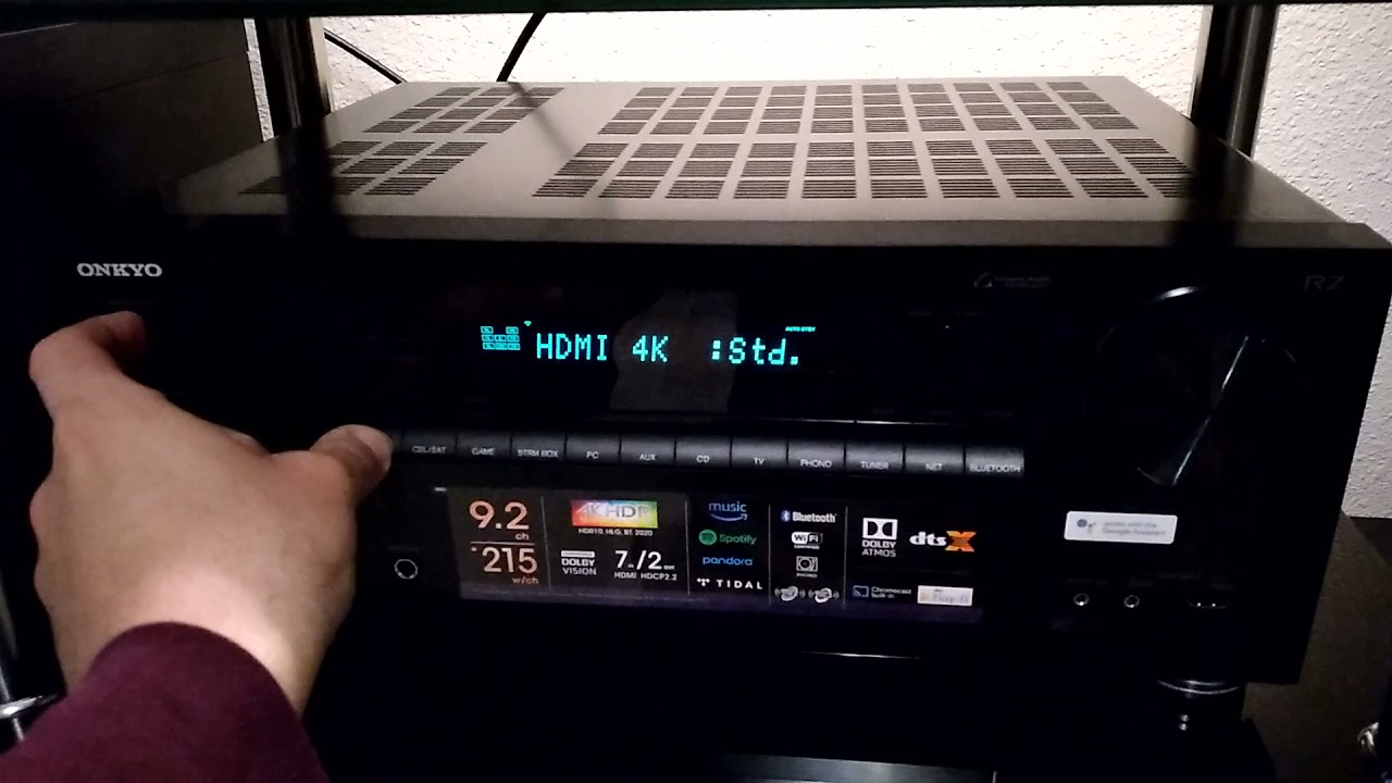 video Amply xem phim Onkyo TX RZ740 chính hãng 0