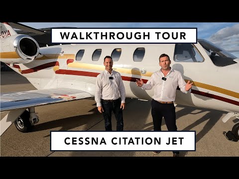 Walkthrough Tour - Cessna Citation Jet - A sneak peek inside a private jet!