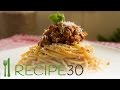 Spaghetti Bolognese With Beef And Pork Mince