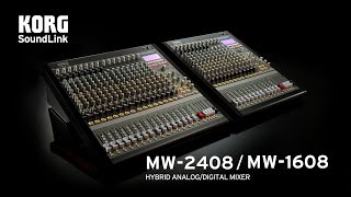 Korg Soundlink Mixers: The convenience of analog. The power of digital.