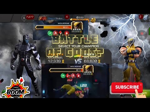 6 Star Rank 2 Archangel Gameplay! Can it take down ROL Wolverine even unduped?