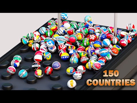 150 Countries, 149 Eliminations - Marble Race Elimination Tournament
