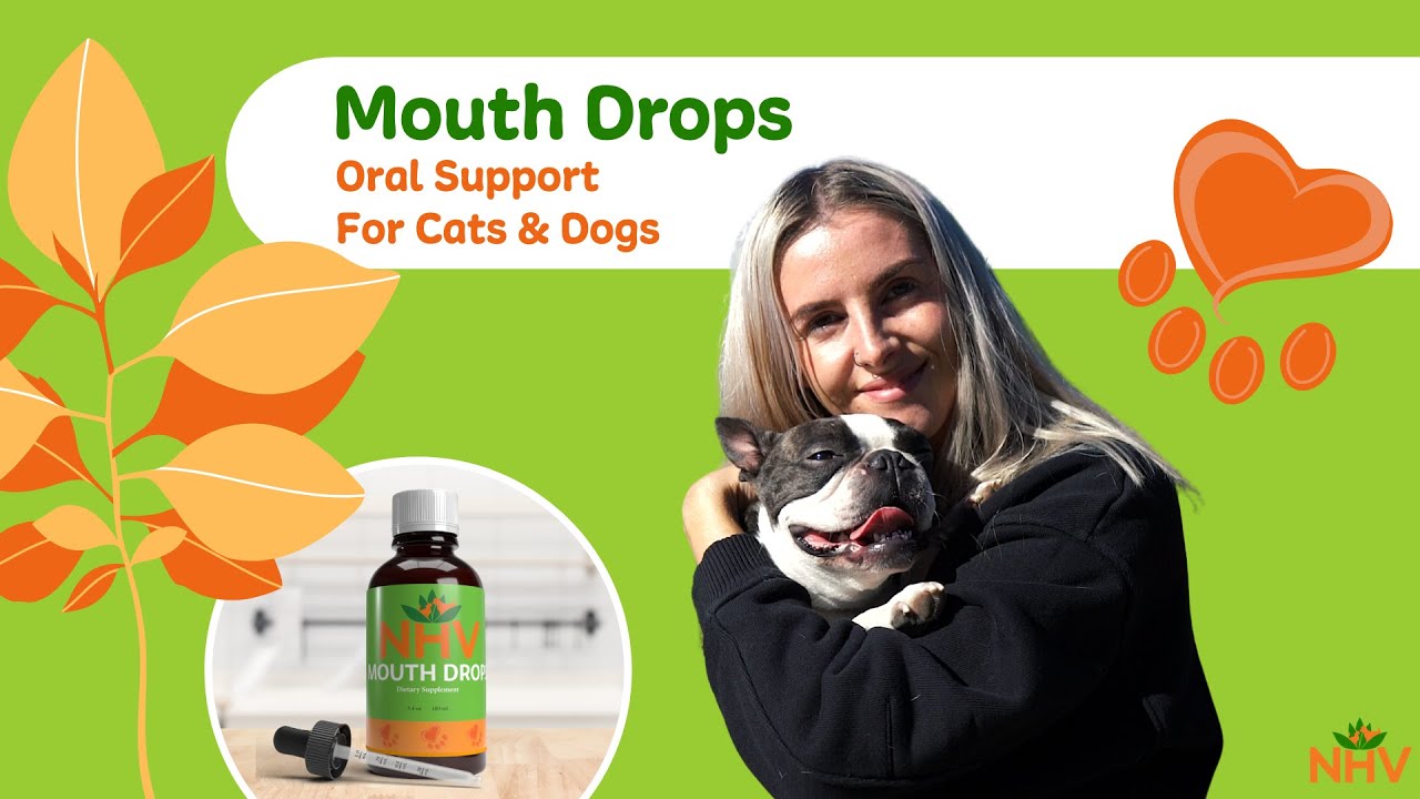 NHV Mouth Drops: Oral Care For Cats & Dogs