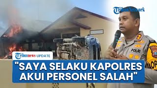 Warga Bakar Mapolsek seusai Ada Isu Polisi Lepaskan Bandar Narkoba, Kapolres Madina Beri Penjelasan