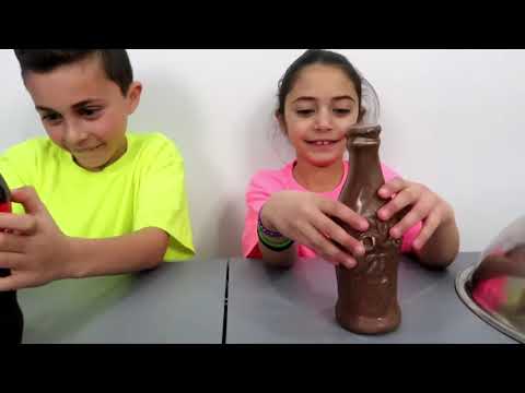 Chocolate Food vs Real Challenge ! Family Fun Video   YouTube