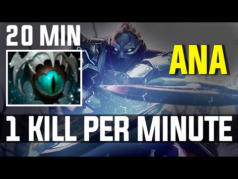 1 KILL PER MINUTE - SKADI 20 MIN - ANA Anti-Mage - Dota 2