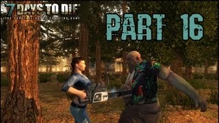 7 Days to Die Alpha Walkthrough Gameplay Commentary Part 16 - Getting more Materials (PC HD)