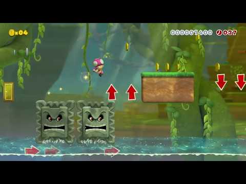 Super Mario Maker 2: Turbo Thwomp Twins' Tricky Trial