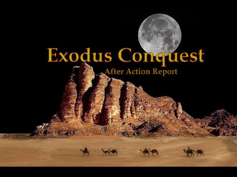 Exodus Conquest - the Israelites Route from Sinai to Canaan