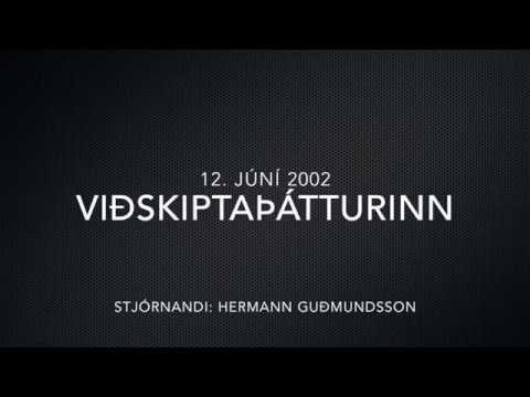 Viðskiptaþátturinn 12. júní 2002 - Óskar Axel í X18, nærmynd
