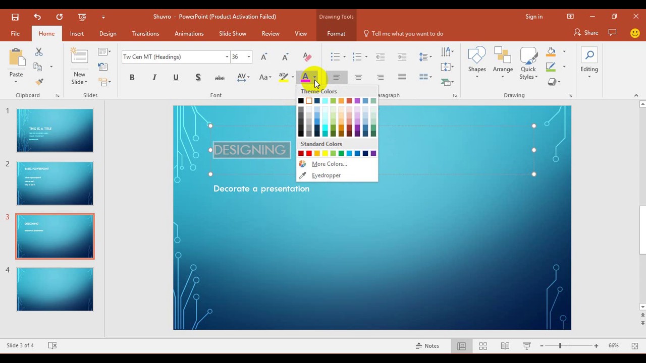 MS Office PowerPoint 2016 Bangla Tutorial Part-1 Basic Introductions