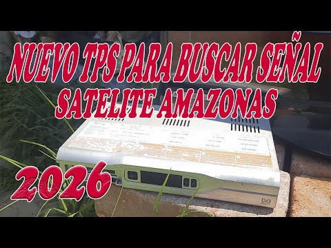 HOW TO CAPTURE AMAZONAS 61W SATELLITE SIGNAL NEW TPS -2026