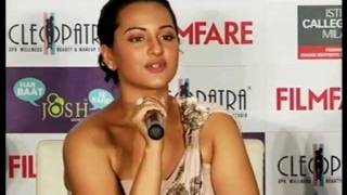 Sonakshi Sinha enjoys Filmfare