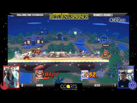SSVI - Andoo (Wario) Vs. Jesus (Mario) WR3 - Smash 4