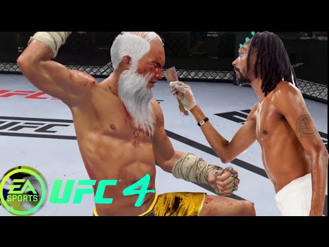 UFC4 | Old Bruce Lee vs Snoop Dogg (Hardest Ai)