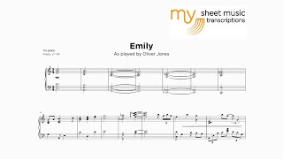 Oliver Jones - Emily (Jazz Transcription)